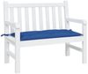 vidaXL Gartenbank-Auflage Blau 110x50x7 cm Oxford-Gewebe 361821 Bild 3