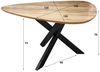 Sitheim-Europe Esstisch Esstisch Triangle 135x135 cm / Massiv Akazie Bild 4