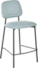 Set mit 2 Barstühlen DUETTE Stoff Hellblau Bild 4