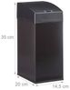 Relaxdays Sensor-Mülleimer mit Inneneimer, Stahl, 7 Liter, Schwarz Bild 4