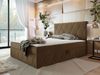 Boxspringbett 'Simoti' braun 180x200 cm Bild 2