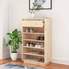 vidaXL Schuhregal 60x34x105 cm Massivholz Kiefer 813550 Bild 3