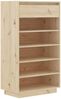vidaXL Schuhregal 60x34x105 cm Massivholz Kiefer 813550 Bild 2