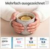 PURE LIVING INTERIOR DESIGN Geschirr-Set Pure Living Becher 6er 460ml »Ibiza«, Steingut, Beige, 6 Personen, Steingut, Mediterrane Handwerksoptik, Reaktive Glasur – jedes Stück einzigartig… Bild 3