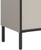 TV-Lowboard Torello in kaschmir und schwarz 150 cm Bild 4