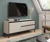 TV-Lowboard Torello in kaschmir und schwarz 150 cm Bild 2
