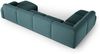 Micadoni Panorama Ecksofa Erin 5-Sitzer Links Samtstoff Petrol Bild 4