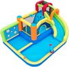 LVHOM Aufblasbare Hüpfburg mit Gebläse, Spielpool, Trocken-/Wasserrutsche, Springburg Outdoor, Wasserpark mit Trampolin, Planschbecken, 410 x 315 x 203cm Bild 4