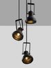 Nova Luce 9624101 RUVI Pendelleuchte 3-flammig Schwarz E14 Bild 5