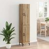 vidaXL Highboard Artisan-Eiche 69,5 x 34 x 180 cm Holzwerkstoff 3415992 Bild 4