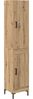 vidaXL Highboard Artisan-Eiche 69,5 x 34 x 180 cm Holzwerkstoff 3415992 Bild 2
