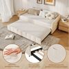 Simurq Daybett, Schlafsofa, Ausziehbett, Mit Unterbett, 90x200 cm, Lattenrost, Samt Bild 4