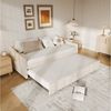 Simurq Daybett, Schlafsofa, Ausziehbett, Mit Unterbett, 90x200 cm, Lattenrost, Samt Bild 2