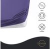 Devior Spannbettlaken Kinder Spannbetttuch 60x120 - 70x140 cm Bettlaken Tuch 100% Baumwolle, Jersey, Gummizug: Rundumgummizug, Matratzen Bezug bis 12cm Matratzenhöhe Bild 3