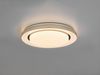 LED Deckenleuchte ATRIA Fernbedienung dimmbar Sternenhimmel Schwarz, Ø 38cm Bild 4