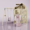PolarPlay Spielturm Madita aus Holz in Rosa Bild 2