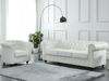 Vente-unique - Ledersofa 3-Sitzer - Büffelleder - Weiß - CHESTERFIELD Bild 3