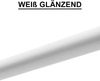 MDEKOR Gardinenstange Gardinenrohr aus Metall – Stahlrohr für Stangen Ø 16, 19 & 25 mm, Ø 19 mm Weiß Glänzend, Länge 120 cm Bild 3