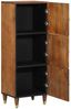 vidaXL Highboard mit Regal Braun 40 x 33 x 110 cm Massivholz Mango 4018765 Bild 2