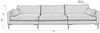 Zuiver 4,5-sitzer Sofa SUMMER ANTHRAZIT Bild 3