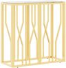 vidaXL Konsolentisch Golden 70x30x70 cm Edelstahl und Glas 350034 Bild 2