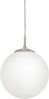 Eglo 85262 Pendellampe RONDO Glas weiß und nickel-matt, E27 max. 1X40W H:110cm Ø25cm dimmbar Bild 4