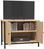 vidaXL TV-Schrank mit Türen Sonoma-Eiche 60 x 35 x 45 cm Holzwerkstoff 826296 Bild 4
