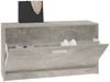 vidaXL Schuhbank Betongrau 80x24x45 cm Holzwerkstoff 342642 Bild 4