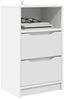 vidaXL Nachttische 2 pcs Weiß 40 x 30 x 467 cm Holzwerkstoff 888908 Bild 3