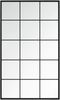 vidaXL Wandspiegel, Metall schwarz, 60x100 cm Bild 2