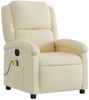 vidaXL Massagesessel Elektrisch Creme Stoff 3204161 Bild 4