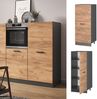 Vorratsschrank R-Line Goldkraft Eiche 60 cm Vicco Bild 2