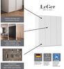 LeGer Home by Lena Gercke Kleiderschrank Schrank Garderobe Ankleide Schlafzimmer Flur SERINA Eyecatcher (3 verschiedene Ausstattungen BASIC/CLASSIC/PREMIUM (inkl. SOFT-CLOSE) in 6 Breiten (101 - 401 cm) mit Front Glas oder Dekor MADE IN GERMANY Bild 4