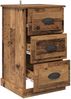 vidaXL Nachttisch Altholz 39 x 39 x 67,5 cm Holzwerkstoff 881340 Bild 5