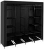 Ruhhy Kleiderschrank Stoffschrank mit Regalen Faltschrank Textilschrank Stoff (Einzelartikel) XXL-Stauraum, mobil, platzsparend, staubgeschützt Bild 4
