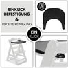 Hauck Hochstuhltablett Alpha Click Tray, Black, Kunststoff, aus recyceltem Material Bild 4