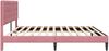 vidaXL Bettrahmen mit Kopfteil Rosa 200 x 200 cm Samt 42027688 Bild 5