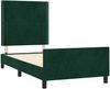 Einzelbettgestell Design für Erwachsene ohne Matratze Dunkelgrün 100x200 cm Samt d4741e Bild 4