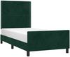 Einzelbettgestell Design für Erwachsene ohne Matratze Dunkelgrün 100x200 cm Samt d4741e Bild 3