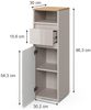 Midischrank Majest Cashmere/Artisan 30.2 x 96.3 cm mit Schublade und Tür Vicco Bild 2