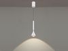 LED Hängeleuchte, Metall, Weiß, Höhenverstellbar, USB, CCT, Ø 9,9 cm Bild 3