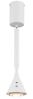LED Hängeleuchte, Metall, Weiß, Höhenverstellbar, USB, CCT, Ø 9,9 cm Bild 5