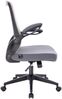 SVITA TOM Bürostuhl Schreibtischstuhl ergonomisch verstellbar Rollen Grau Bild 5