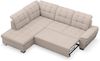 Selsey 'Jamaal' Ecksofa mit Schlaffunktion und Stauraum linksseitig, beige Bild 4