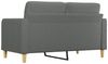 vidaXL 2-Sitzer-Sofa Dunkelgrau 140 cm Stoff 359092 Bild 5