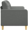 vidaXL 2-Sitzer-Sofa Dunkelgrau 140 cm Stoff 359092 Bild 4
