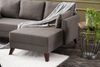 Eckschlafsofa, 'Bella', 85 x 81 x 205, Braun Bild 4