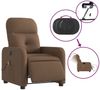 vidaXL Massagesessel Elektrisch Braun Stoff 3206790 Bild 5