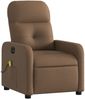 vidaXL Massagesessel Elektrisch Braun Stoff 3206790 Bild 3