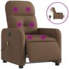 vidaXL Massagesessel Elektrisch Braun Stoff 3206790 Bild 2